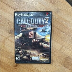 Sony PlayStation 2 Call of Duty 2: Big Red One - Black Case